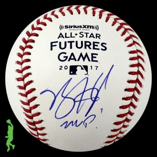 Brent Honeywell Autographed 2017 Futures All - Star Mvp Baseball Ball Rays Jsa