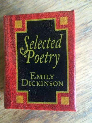 Del Prado Miniature Book Selected Poetry By Emily Dickinson
