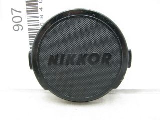 Nikon Slr Vintage All Black Nikkor Snap - On 52mm Front Lens Cap Cover