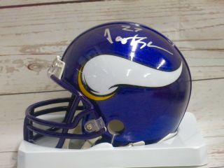 Jayron Kearse Minnesota Vikings Signed Autographed Mini Helmet Lom (hm64)