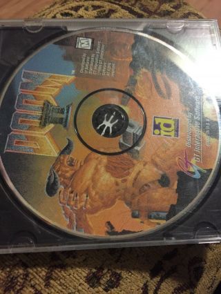 Doom Ii 2 (1994/1995) Jewel Case For Pc Cd - Rom Ibm Dos Vtg Vintage No Cover Art