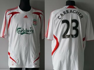Liverpool 2007 2008 Away Carragher Football Shirt Soccer Jersey Adidas Xl Men