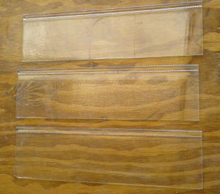 Vintage Medicine Cabinet Replacement Glass Shelves Set Of 3 Clear Glass