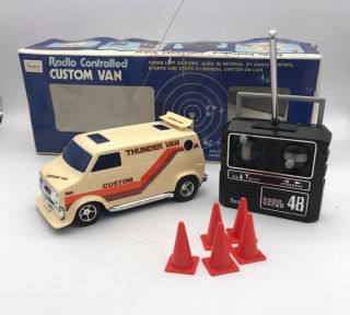 Vintage 1979 Sears Radio Controlled Custom Thunder Van Radio Racer