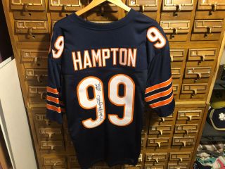 Dan Hampton Signed Chicago Bears Jersey Auto Jsa