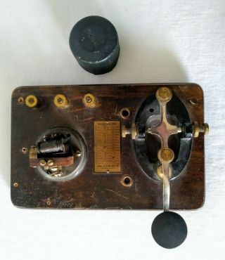 Signal Electric mfg.  Co.  Vintage Telegraph key 1920s - 1950s Morse Code 3