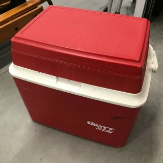 Vintage Gott Cooler Ice Chest Picnic Camping Model 1916 Hi And Dri Edition W Lid