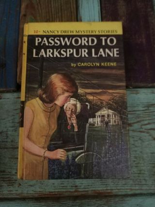 Vintage Nancy Drew Book Password To Larkspur Lane 1966
