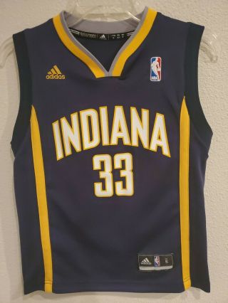 Youth Boys Adidas Indiana Pacers Danny Granger Jersey 33 Size Small 8