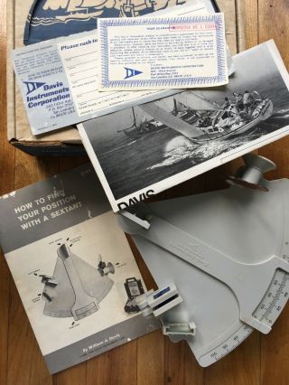 Davis Mark 3 Iii Standard Marine Sextant Vernier Scale Vintage