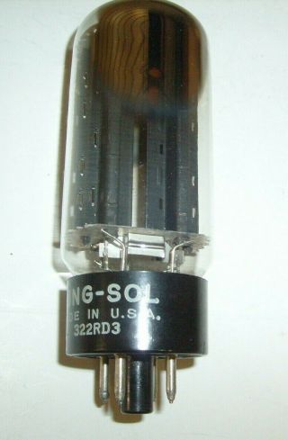 Vintage (1) Tung - Sol 5u4gb Vacuum Tube Made In Usa 100,  Crazy