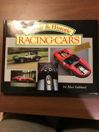 Vintage And Historic Racing Cars Hardcover 1986 First Color Us