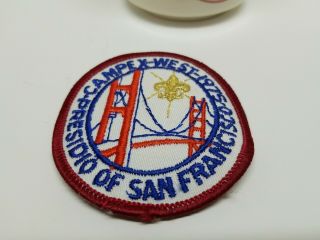 Vintage Boy Scouts 1975 Campex West Presidio of San Francisco Mug Patch USA BSA 2