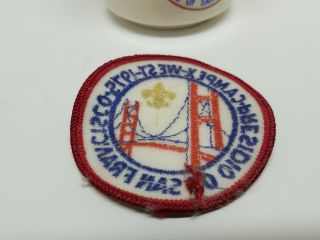 Vintage Boy Scouts 1975 Campex West Presidio of San Francisco Mug Patch USA BSA 3