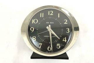 Vintage Westclox Big Ben Mini Black Alarm Clock Analog