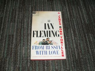 Ian Fleming A James Bond Thriller From Russia With Love 1957 Signet Edition