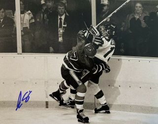 Eric Strobel Signed 8x10 Photo Usa Olympics Hockey Autograph Miracle On Ice