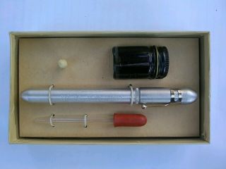 Vintage Markwell Dry Pen Felt Marker Refillable Metal,  Permanent 2