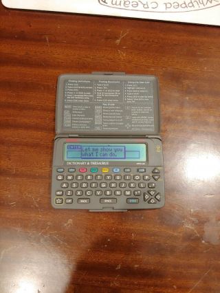 Vintage 1994 Franklin Bookman Mwd - 440 Electronic Dictionary & Thesaurus