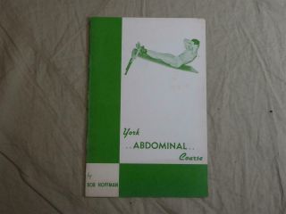 York Barbell Abdominal Course By Bob Hoffman - 1950s Vintage Weight Lifting