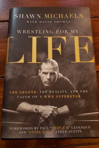 Hbk Shawn Michaels Hand Signed Autographed Wrestling For My Life Book Wwe