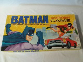 Vintage 1965 Batman And Robin Game By Hasbro,  No.  2685