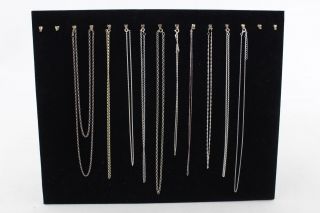 10 X Vintage.  925 Sterling Silver Necklace Chains Inc.  Small Belcher (34g)