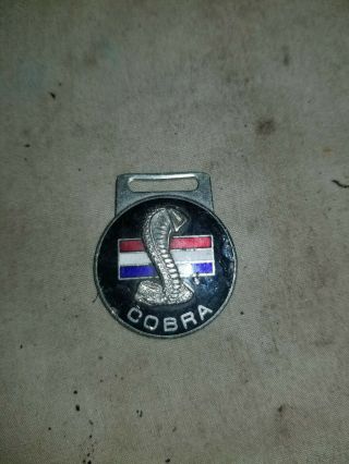 Vintage Ford Shelby Cobra Key Chain Fob