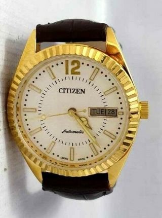 Vintage Citizen Automatic 21 Jewels Cal.  8200 A Day Date Men 