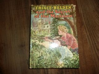 Hardback Trixie Belden And The Secret Of The Mansion Printed 1954