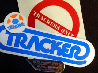 Vintage Tracker Trucks Skateboarding Stickers,  Nos,