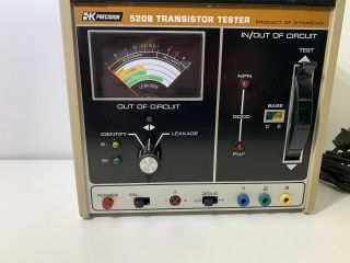Vintage BK B&K Precision 520B Transistor Tester 3