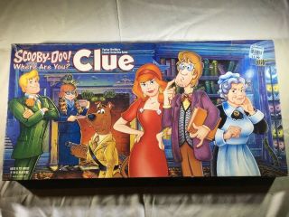 1999 Scooby - Doo Where Are You? Clue Vintage Board Game - 99 Complete