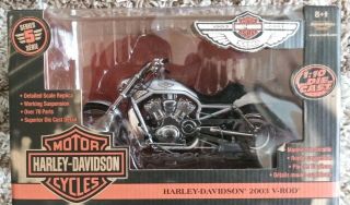 Collectible Harley Davidson 2003 V - Rod 100th Anniversary Diecast 1:10