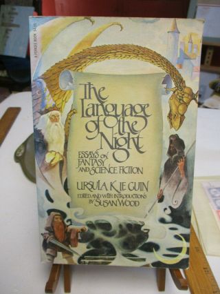 Ursula K.  Le Guin,  The Language Of The Night,  Peregrine 1980 Softcover