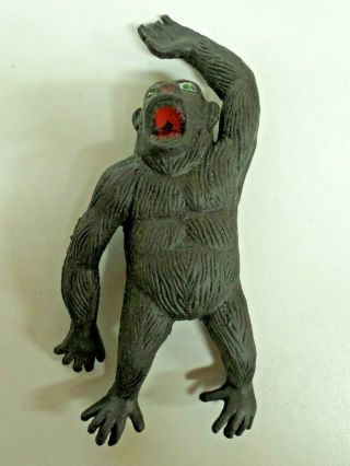 Vintage Toy Rubber Gorilla King Kong Jiggler Figure Made In Hong Kong