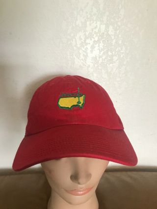 Masters Red Golf Hat From Augusta National.