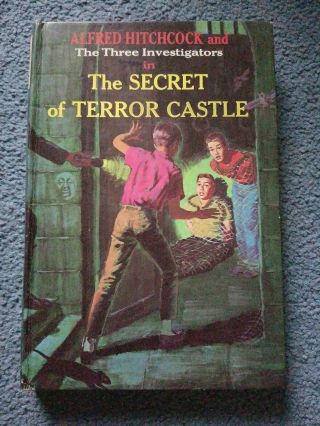 Vtg Hitchcock Three Investigators The Secret Of Terror Castle Book 1964