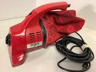 Vtg Electric Red Dirt Devil By Royal Portable Vacuum Cleaner Sweeper Model 103