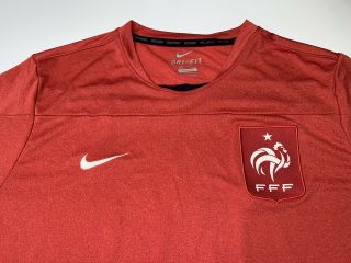 France Fff Nike Dri Fit Authentic Training Soccer Shirt Jersey Size Xxl