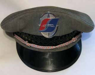 Greyhound Bus Driver Hat With Medallion & Drivers Name Card