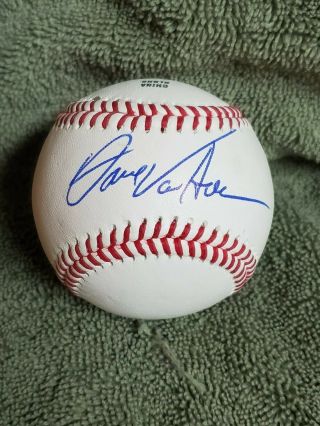 Dave Van Horn Arkansas Razorbacks Signed Baseball W/coa