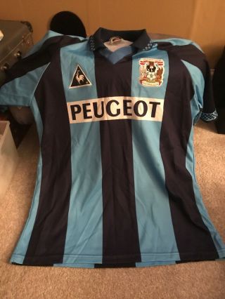 Vintage Coventry City Football Shirt Size 42/44 Garment