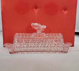 Vintage Circleware Butterfly Butter Dish