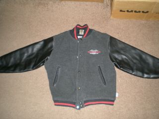 Vintage The Disney Store Mickey Mouse Varsity Jacket Size M Black And Red