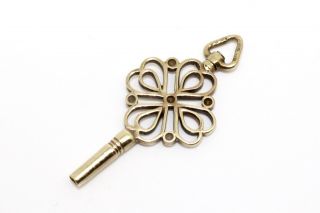 A Fine Vintage Victorian Style 9ct 375 Yellow Gold Watch Key Pendant 15273