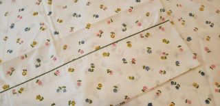Wamsutta Vintage Standard Pillowcases Floral Flowers Pink Blue White