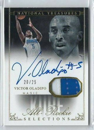 Victor Oladipo 2013 - 14 National Treasures 2 Co Patch Auto Autograph Rc /25