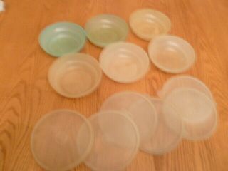 Vintage Tupperware Cereal 6 Bowls 155 And 6 Lids 227