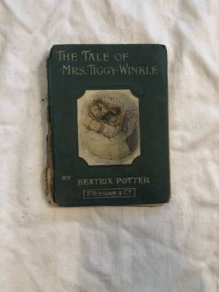 The Tale Of Mrs Tiggy - Winkle By Beatrix Potter F.  Warne & Co Ltd
